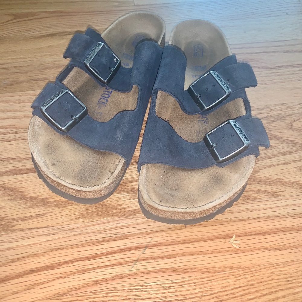Navy Blue Birkenstocks Size 38